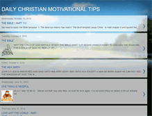 Tablet Screenshot of christiandailytips.blogspot.com