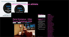 Desktop Screenshot of beautiful-women-athlete.blogspot.com