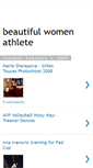 Mobile Screenshot of beautiful-women-athlete.blogspot.com