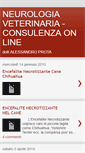 Mobile Screenshot of neurologiacanegatto.blogspot.com
