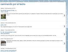 Tablet Screenshot of caminandoporeltecho.blogspot.com