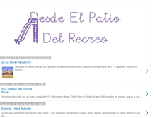 Tablet Screenshot of desdeelpatiodelrecreo.blogspot.com