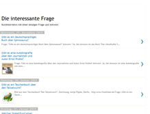 Tablet Screenshot of die-interessante-frage.blogspot.com