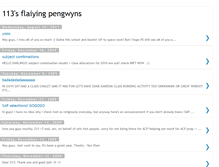 Tablet Screenshot of flaiying-pengwyns.blogspot.com