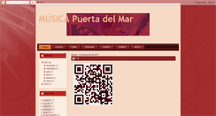 Desktop Screenshot of musicapuertadelmar.blogspot.com