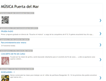 Tablet Screenshot of musicapuertadelmar.blogspot.com