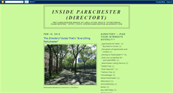 Desktop Screenshot of insideparkchester.blogspot.com