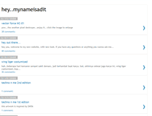 Tablet Screenshot of heymynameisadit.blogspot.com