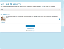 Tablet Screenshot of getpaidtosurveys.blogspot.com