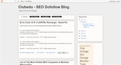 Desktop Screenshot of clubedu.blogspot.com
