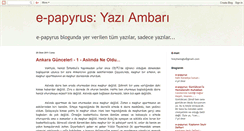 Desktop Screenshot of e-papyrus-ambar.blogspot.com