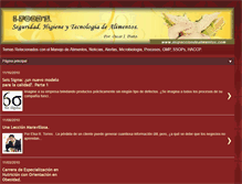 Tablet Screenshot of inspecciondealimentos.blogspot.com