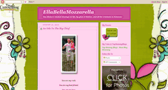 Desktop Screenshot of ellabellamozzarella.blogspot.com