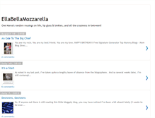 Tablet Screenshot of ellabellamozzarella.blogspot.com