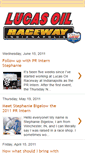 Mobile Screenshot of itgwithlucasoilraceway.blogspot.com