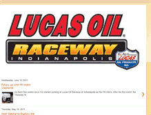 Tablet Screenshot of itgwithlucasoilraceway.blogspot.com