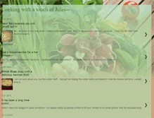 Tablet Screenshot of cookingwithatouchofjules.blogspot.com