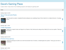 Tablet Screenshot of davesgamingplace.blogspot.com