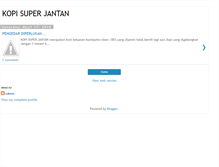 Tablet Screenshot of kopisuperjantan.blogspot.com