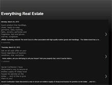 Tablet Screenshot of everythingirealiestate.blogspot.com
