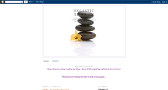 Desktop Screenshot of belinda-holistictherapy.blogspot.com