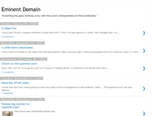 Tablet Screenshot of eminentdomain.blogspot.com