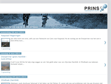 Tablet Screenshot of peteropdefietsdoorafrika.blogspot.com