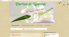 Desktop Screenshot of escritosdenosotrasdeh.blogspot.com