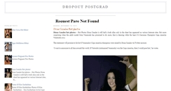 Desktop Screenshot of dropoutpostgrad.blogspot.com