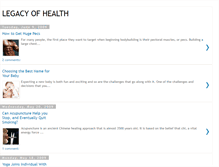 Tablet Screenshot of legacyofhealth.blogspot.com