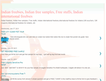 Tablet Screenshot of indian-freebies.blogspot.com