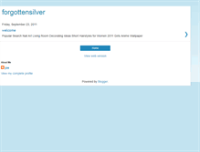 Tablet Screenshot of forgottensilver.blogspot.com