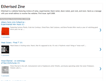 Tablet Screenshot of etherisedzine.blogspot.com