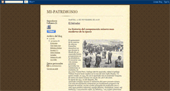 Desktop Screenshot of mi-patrimonio.blogspot.com