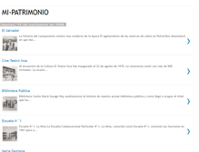 Tablet Screenshot of mi-patrimonio.blogspot.com