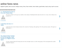Tablet Screenshot of news-forex-trading.blogspot.com