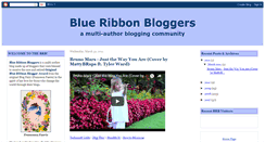 Desktop Screenshot of blueribbonbloggers.blogspot.com