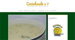 Desktop Screenshot of cozinhando7.blogspot.com