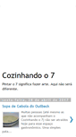 Mobile Screenshot of cozinhando7.blogspot.com