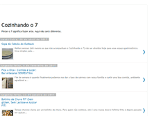 Tablet Screenshot of cozinhando7.blogspot.com