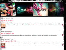 Tablet Screenshot of beautybysunshine.blogspot.com