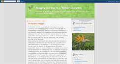 Desktop Screenshot of bloggingourwaytoabettereducation.blogspot.com