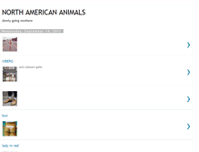 Tablet Screenshot of northamericananimals.blogspot.com