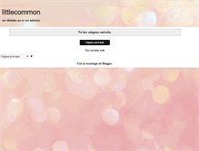 Tablet Screenshot of littlecommon.blogspot.com