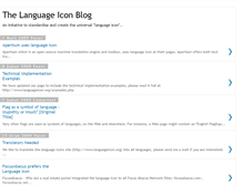 Tablet Screenshot of languageicon.blogspot.com