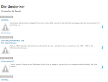 Tablet Screenshot of die-umdenker.blogspot.com