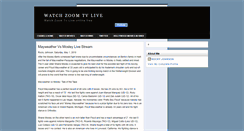 Desktop Screenshot of livezoomtv.blogspot.com