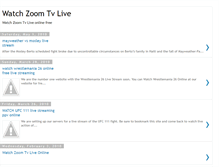 Tablet Screenshot of livezoomtv.blogspot.com