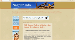 Desktop Screenshot of nagpur-info.blogspot.com