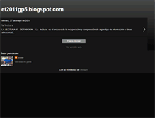 Tablet Screenshot of et2011gp5.blogspot.com